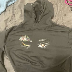 Cropped hoodie size s